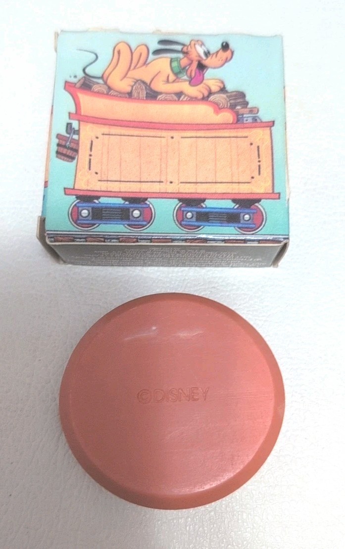 Mickey and Friends 4 Set Train Soap 1oz Avon Punch Out Boxes 1990 NOS