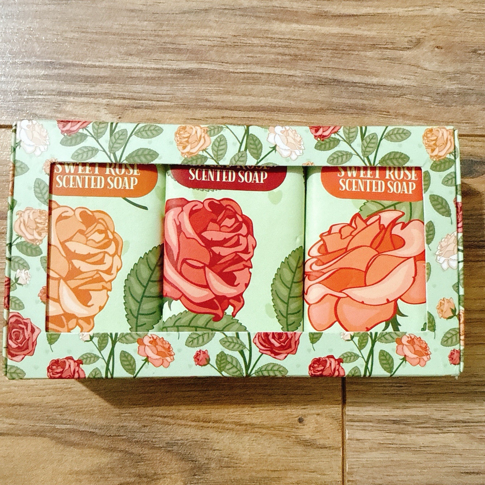 SET OF 3 Vila Cardillium SWEET ROSE Scented Soap 5.3oz / Each