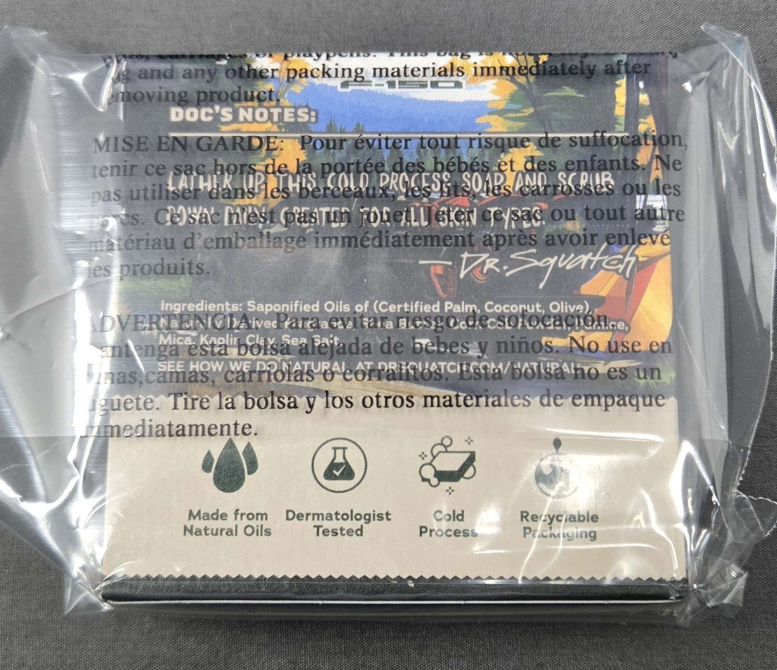 Dr Squatch F-150 TOUGH SCRUB FORD Limited Edition Bar! (4-Pack)