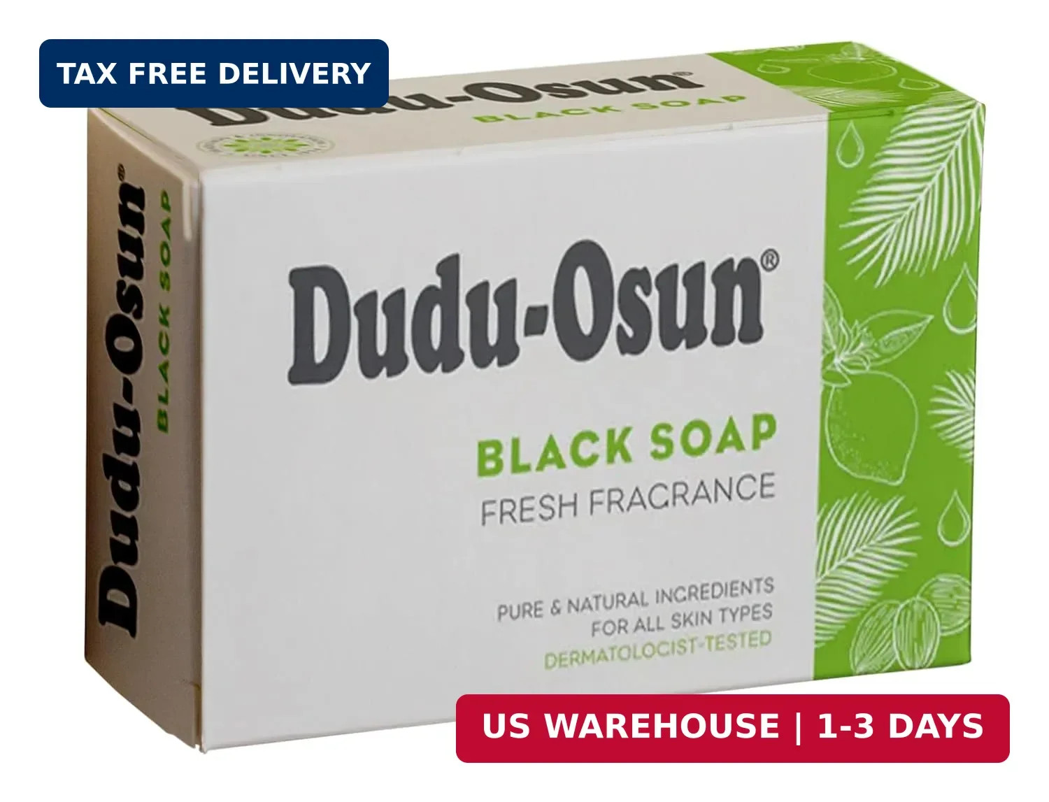 Authentic African Black Soap Bar 5.3 oz – 24 Count Bulk Pack, Shea Butter & Hone