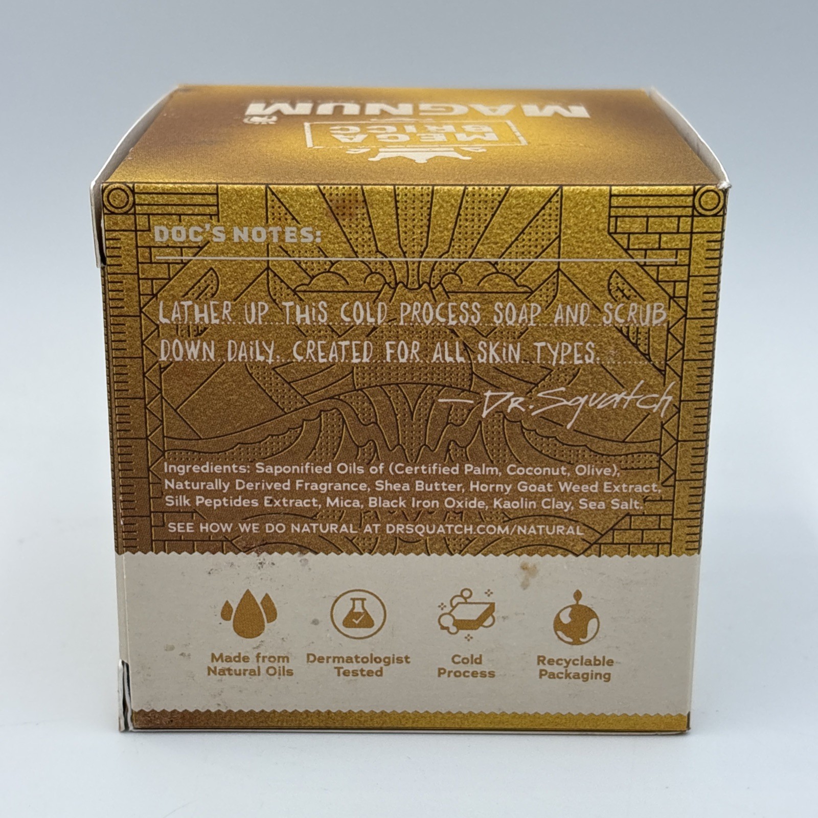 Dr Squatch Magnum Mega Bricc Bricc’d Up Men’s Natural Soap Limited Edition NEW