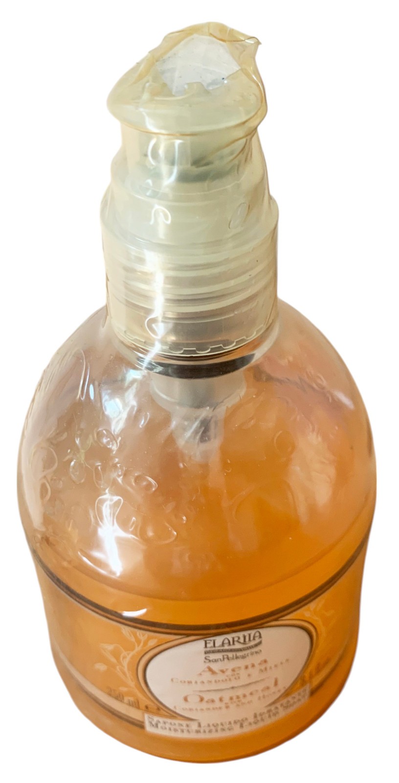 Elariia Avena Oatmeal Moisturizing w/Coriander Liquid Soap 8.4 oz New & Sealed