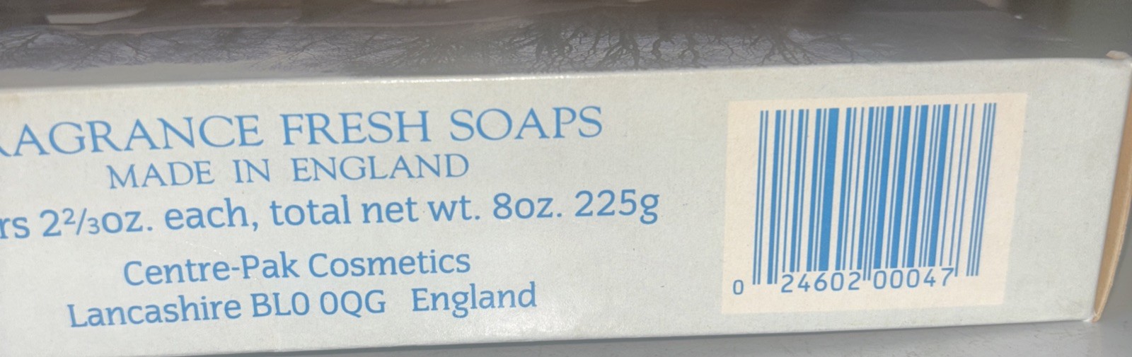 Vtg. Country Cottage Vintage Fragrance Fresh Soaps From England Handmilled NOS
