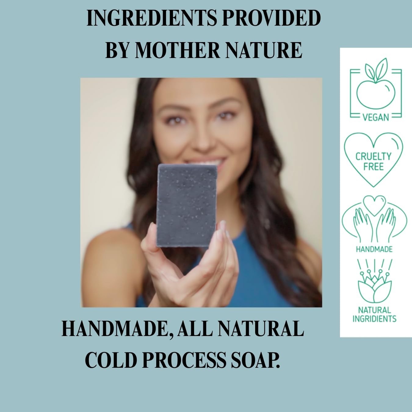 Dead Sea Mud & Charcoal Soap Bar 6-Pack