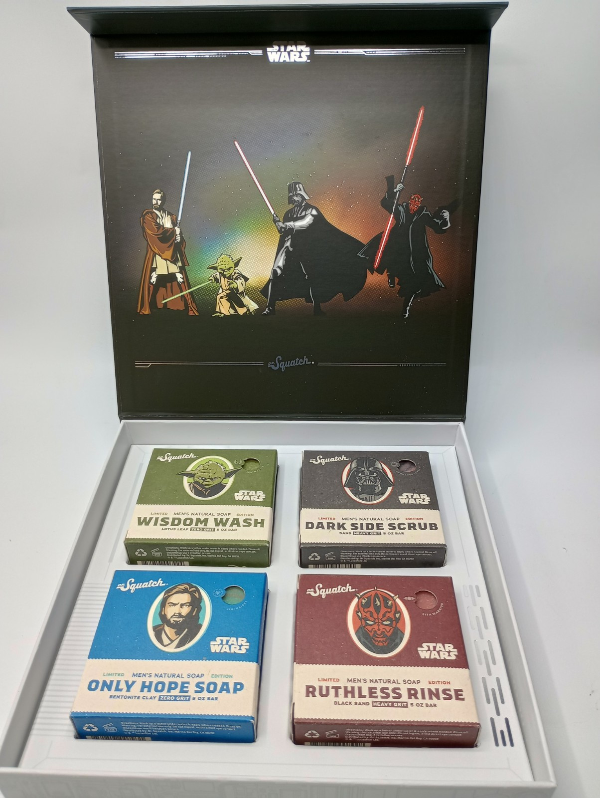 Dr. Squatch Star Wars Limited Edition Soap Set Collection 1 Four Bricks – NEW