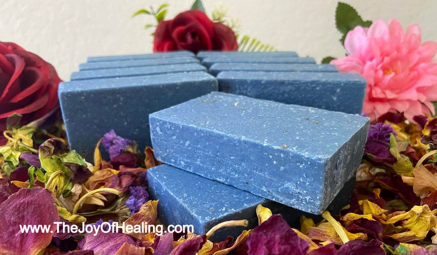 Blueberry Scrub Shea Butter Natural Handmade Cold Process Bar Soap