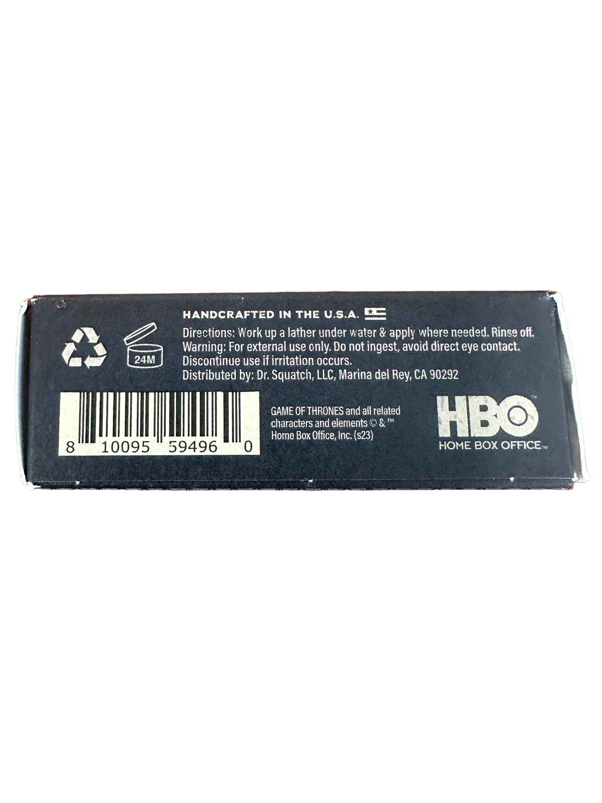 Dr. Squatch Viserion’s Freeze Game of Thrones Natural 5oz Soap Bar