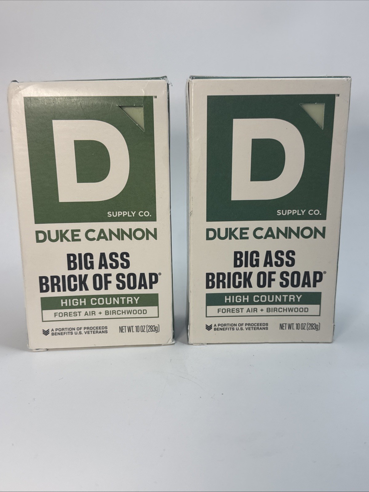 2x- Duke Cannon High Country A$$ Brick of Soap, 10oz EA – BRAND NEW