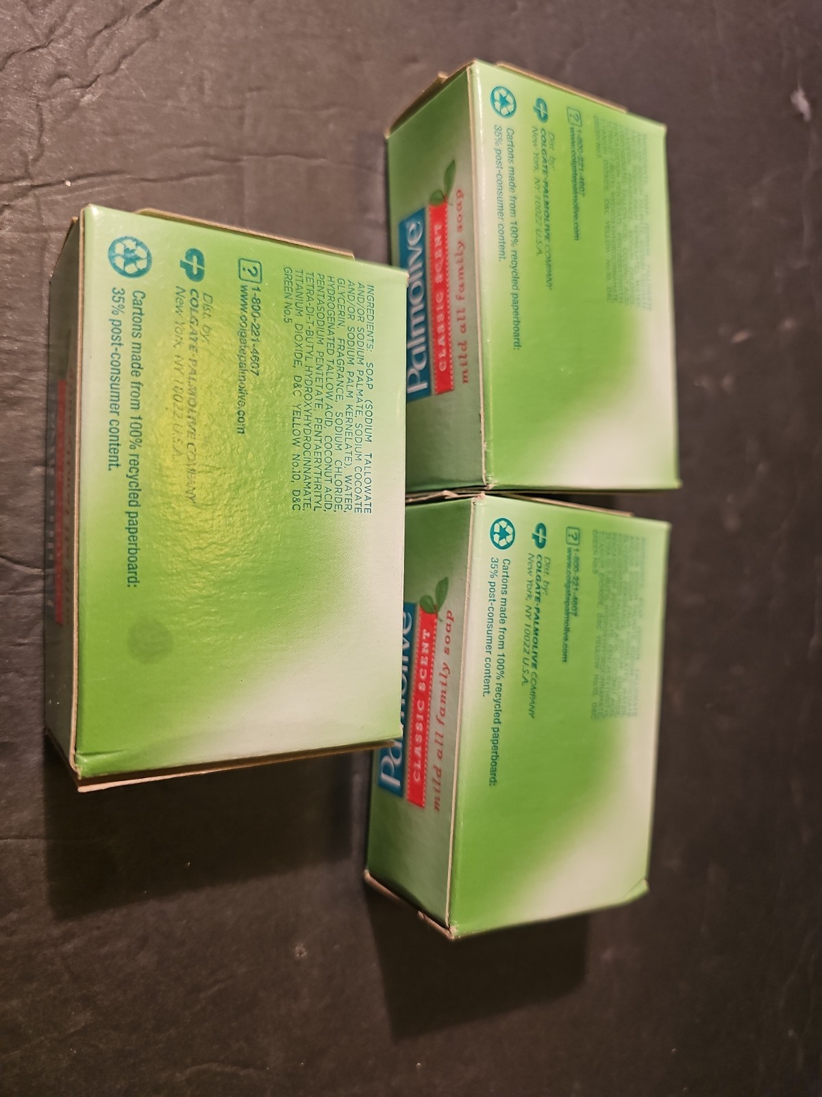 Palmolive Bath Bar Soap, Classic Scent 3.20 oz, 3 Pack Mild All Family Soap New