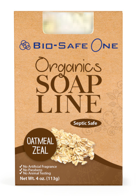 Bio-Safe One, Inc. – Oatmeal Zeal Natural Organic Soap Bar 4 oz Handmade