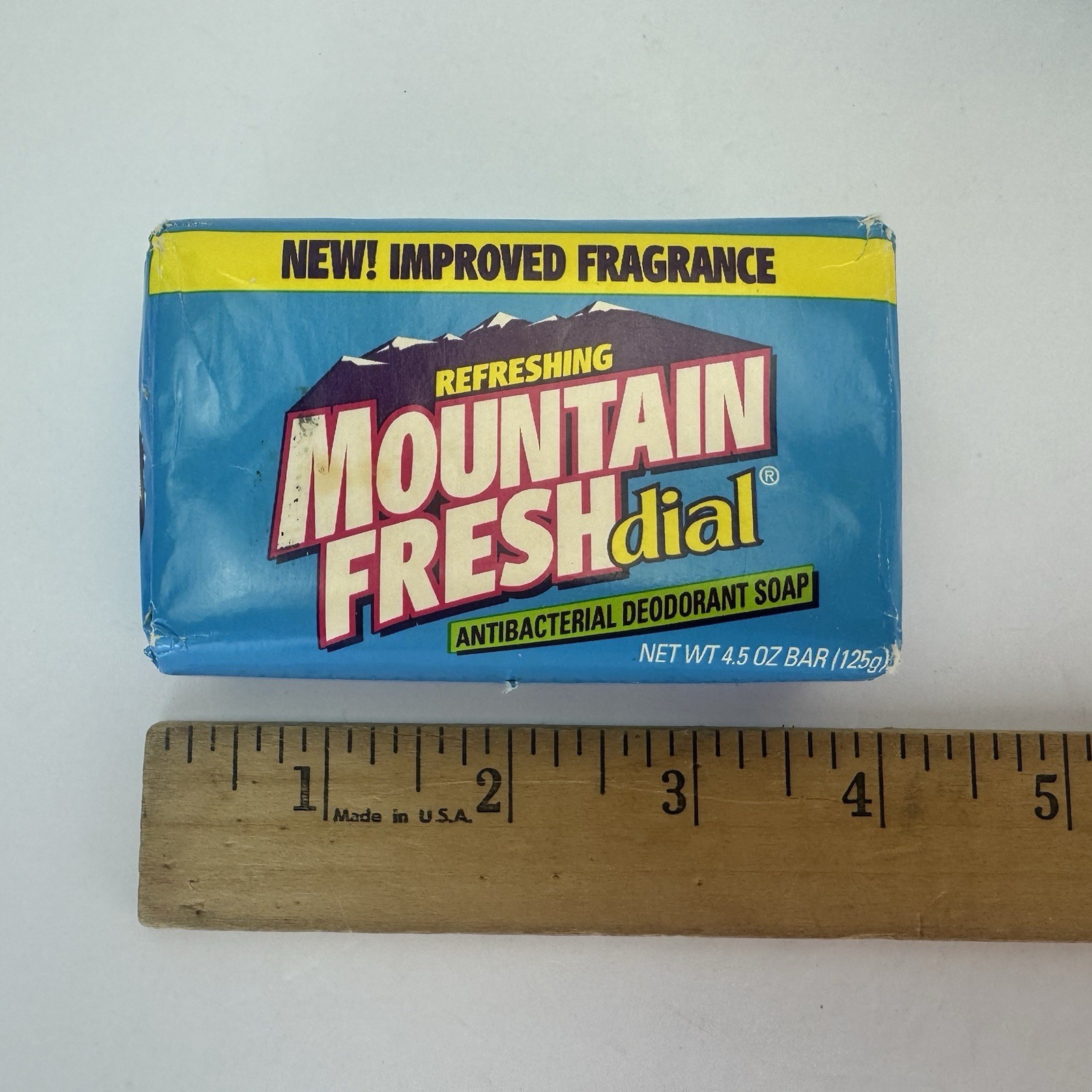 Vtg Lot of 3 Bars DIAL Mountain Fresh Deodorant Soap 4.5 Oz Each Old Stock Prop