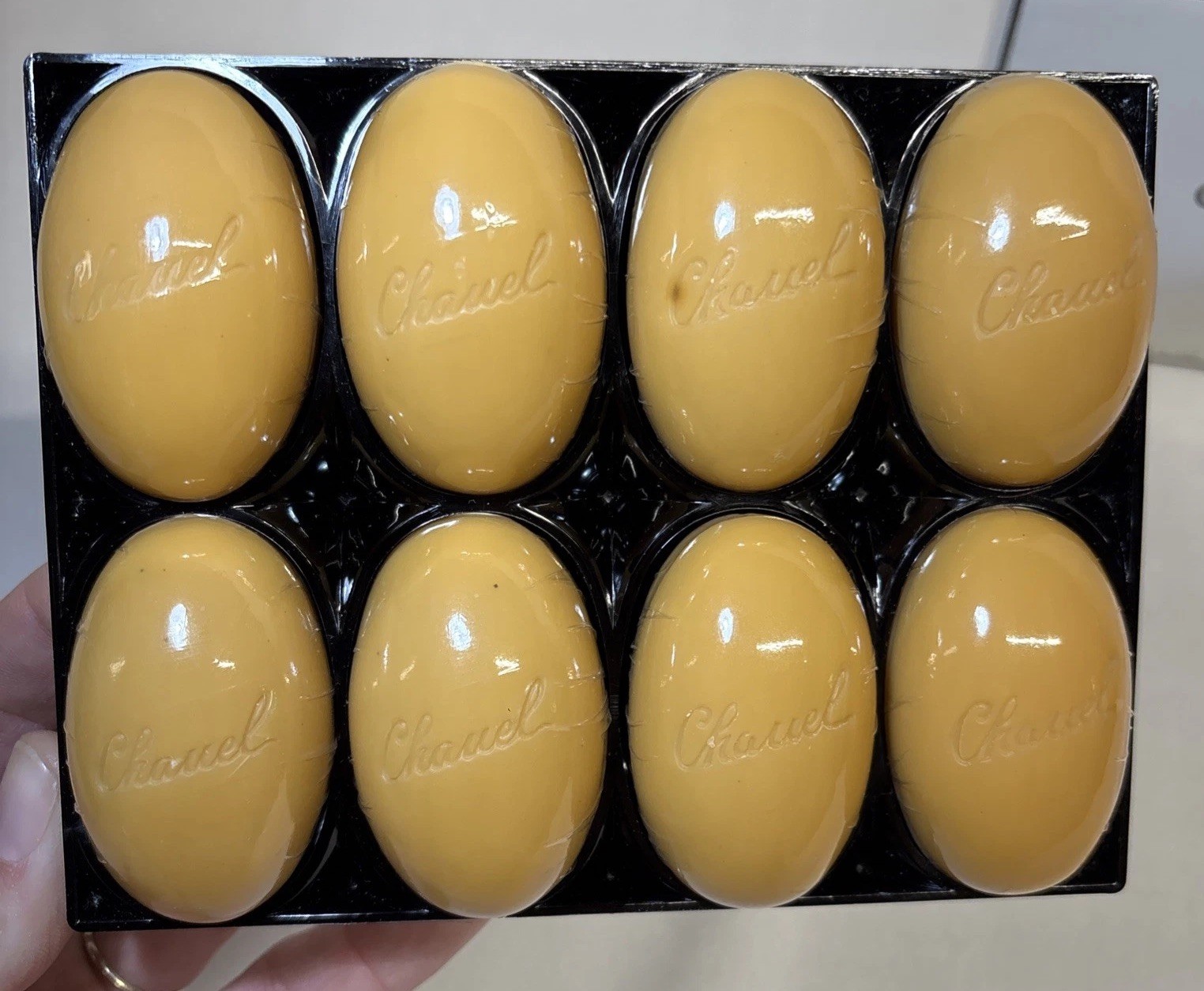 VTG Chanel No 5 Saponettes 8 Count Guest Soap Bar w/ Box 1oz Bars NOS Classic