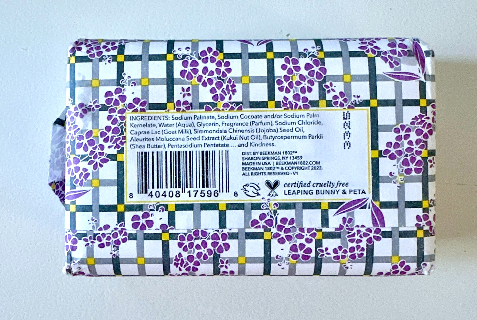 Beekman 1802 Lilac Dream Goat Milk Soap Bar 9 Oz Full Size NEW Sealed