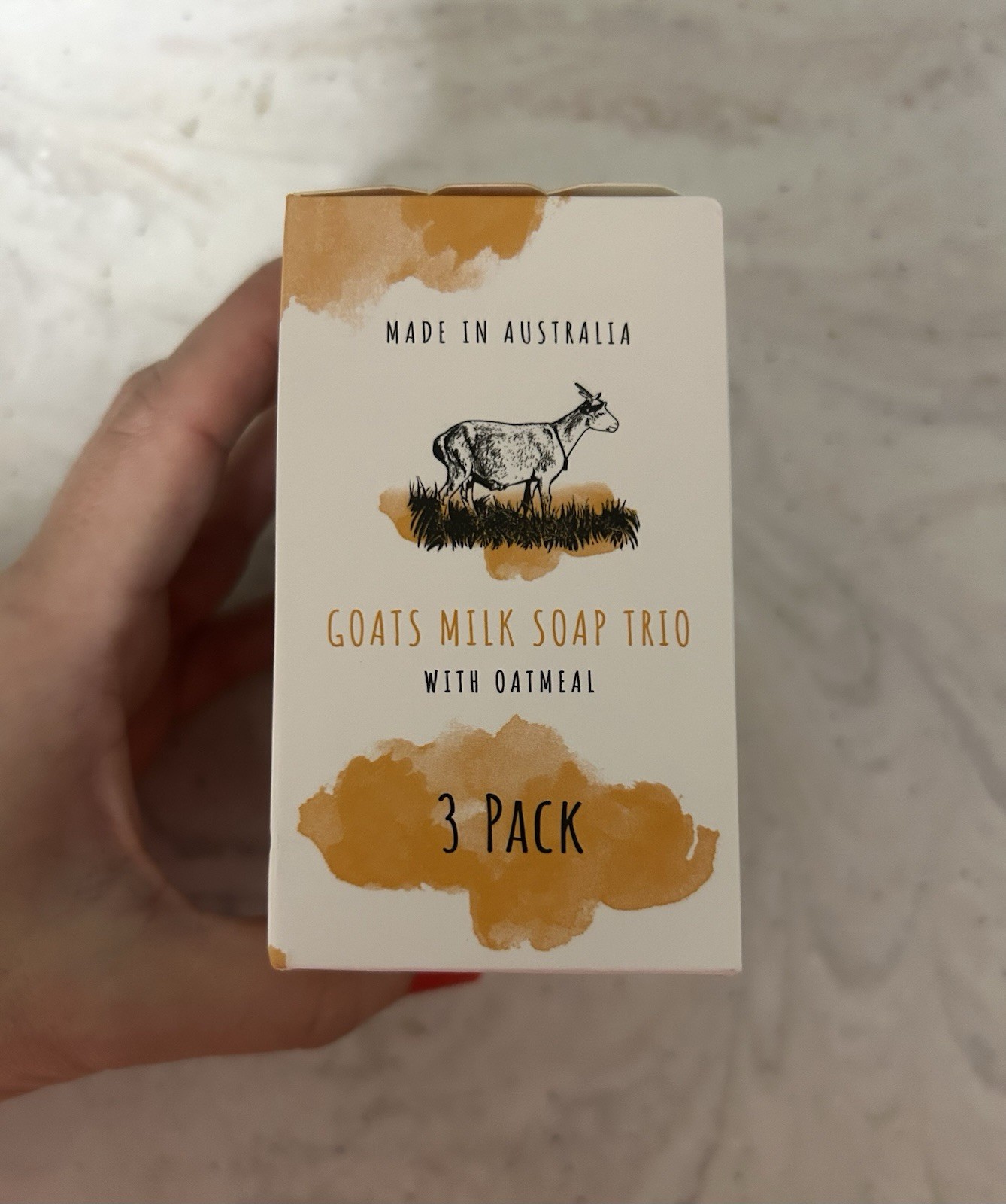 The Natural Goats Milk Company Soap 3 Bars With Oatmeal New