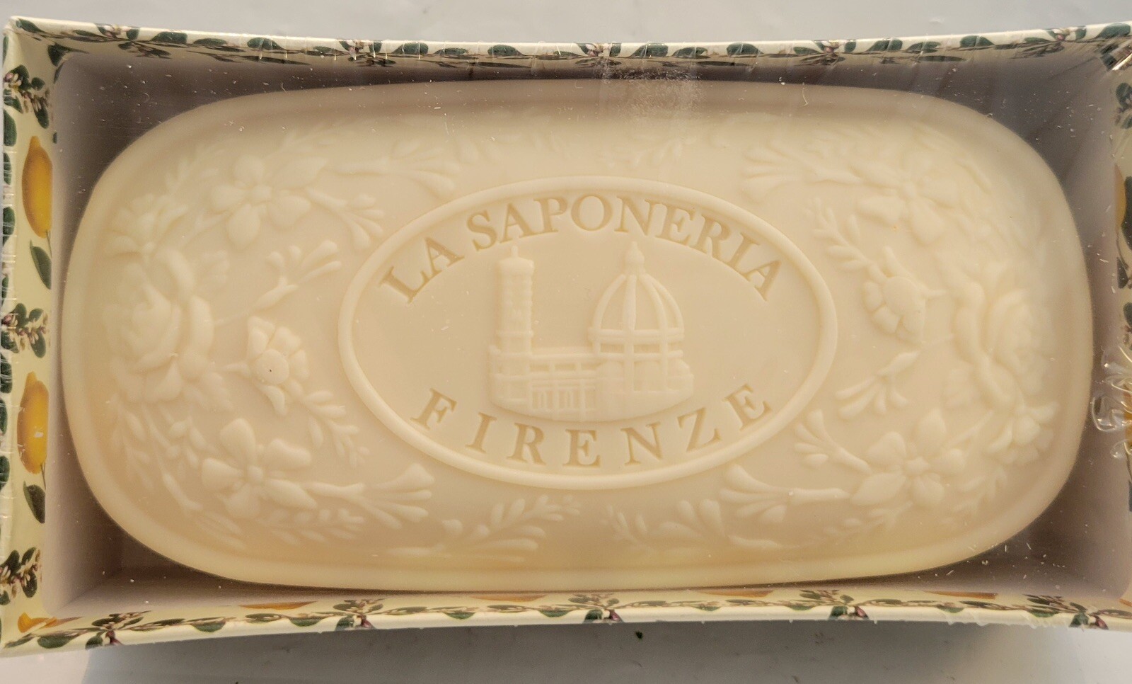 2x La Saponeria Firenze LEMON Scented Soap 10.5 oz Made in Italy 5″ Bar Tuscany