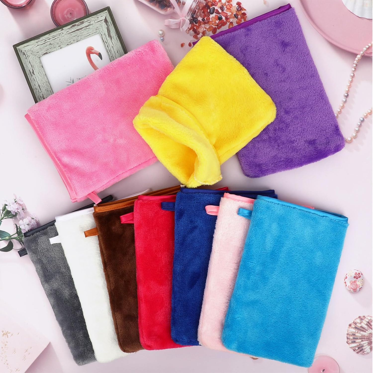 Body & Face Microfiber Washcloths for Baby Younger Kid, 10 Pack