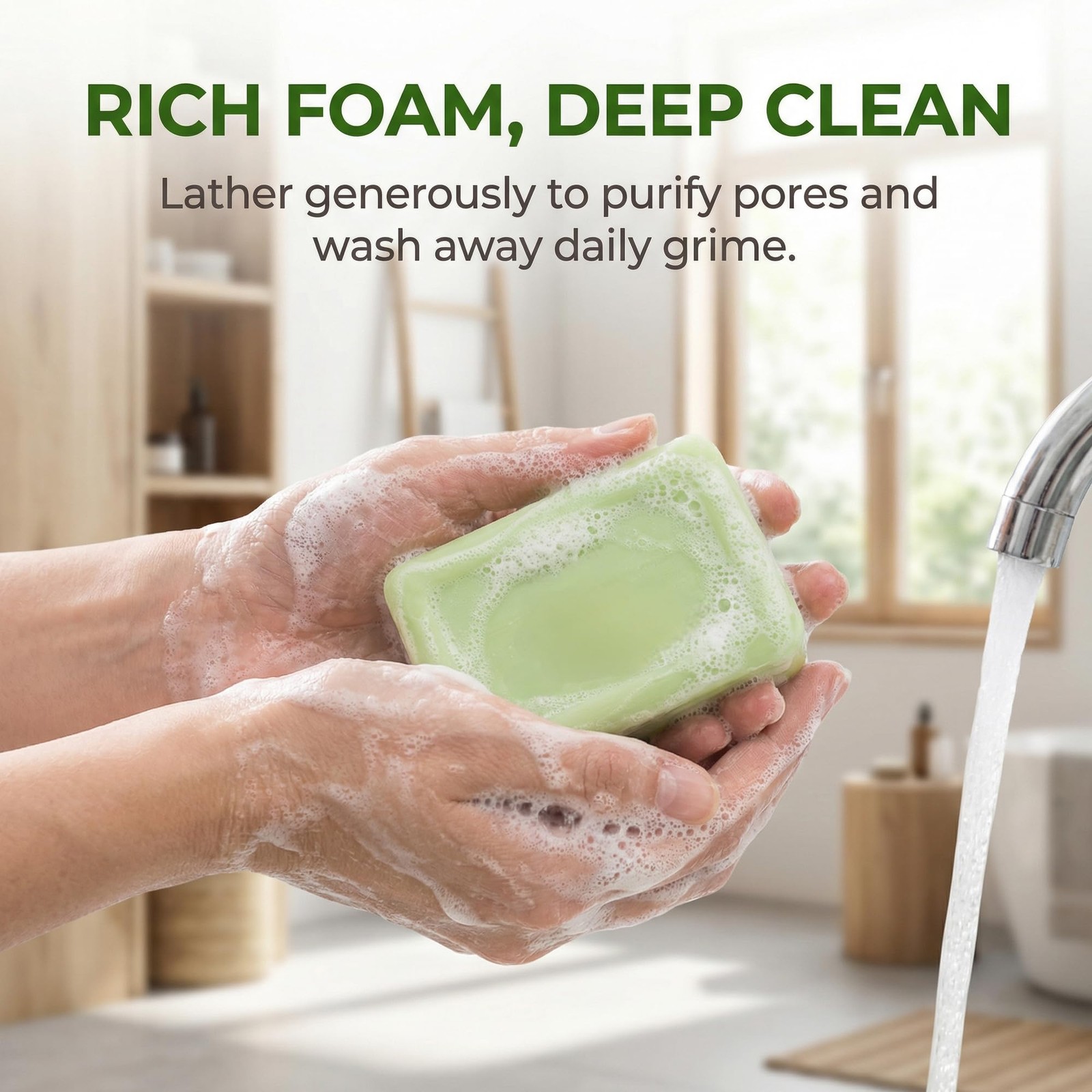 Tea Tree Soap, Tea Tree Oil Soap, Contains Tea Tree Oil, Coconut Oil, and Tur…