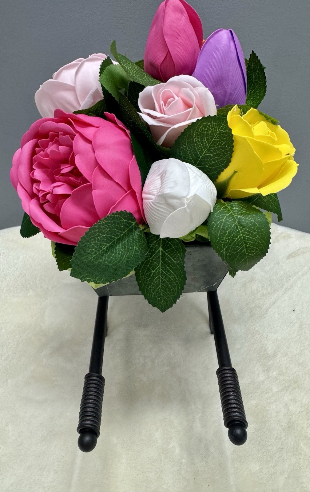 Soap flowers gift set