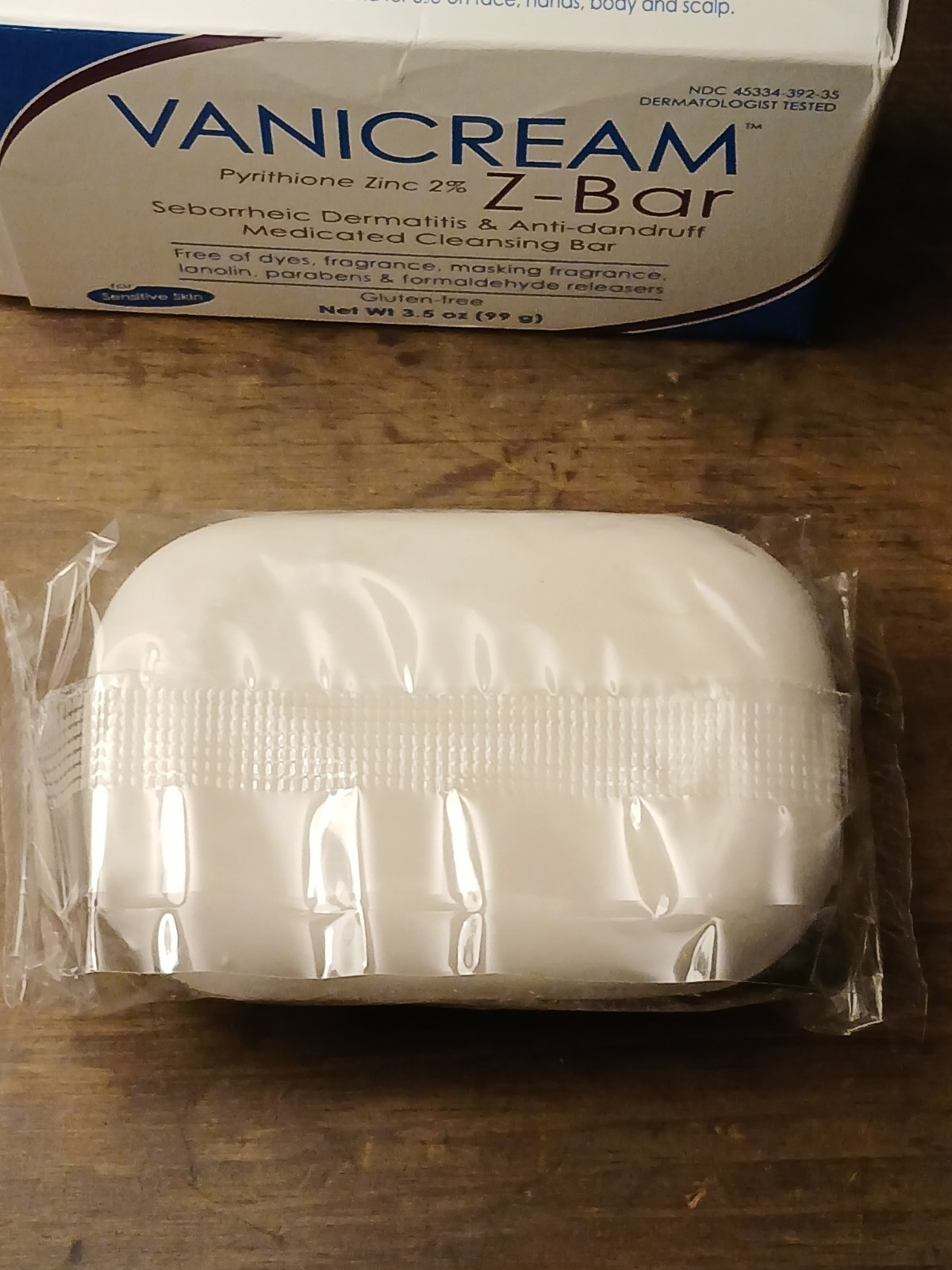 Vanicream Z Bar Pyrithione Zinc 2% 3.5 Oz NIB EXP 08/2026 Cleansing Bar Soap HTF