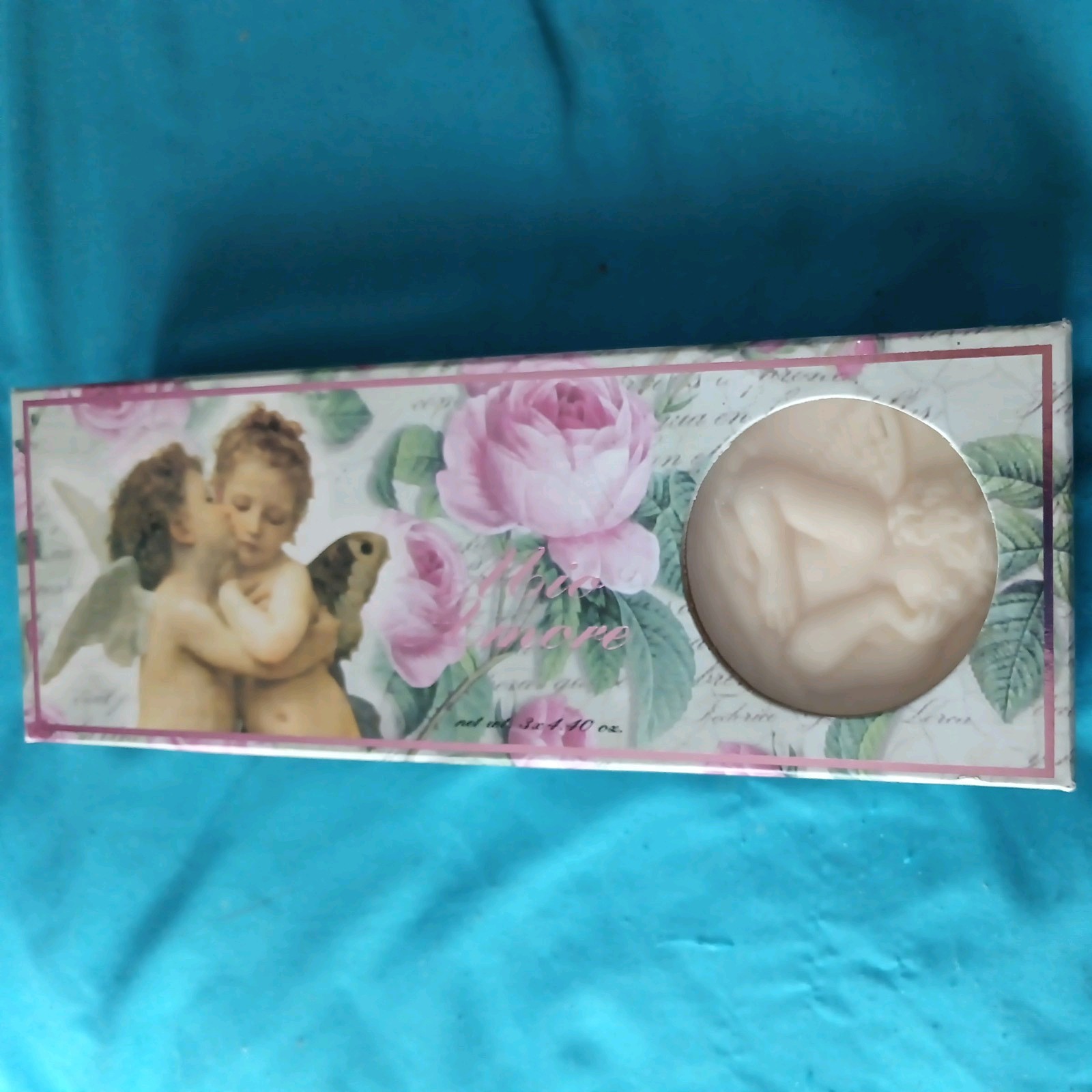 Saponificio Artigianale Florentino Luxury Soaps Rose. 3 x 4.40oz Italy