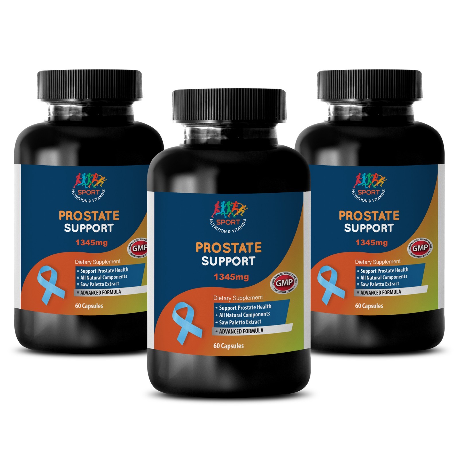 Easy urination no holdup – PROSTATE SUPPORT – Saw Palmetto Extract – 3 Bot 180Ct
