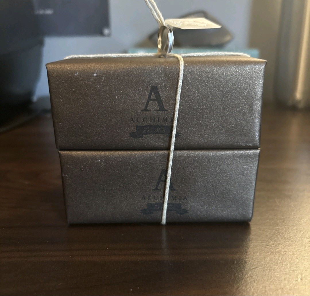 Alchimia Tobacco Vegetable Soap for Men 2-Pack 8.75oz Made in Italy – BRAND NEW!