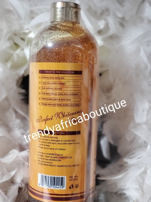 Morrocan argan vitamin. C, TURMERIC & Ginger scrub bath. Anti dark knuckles x 1