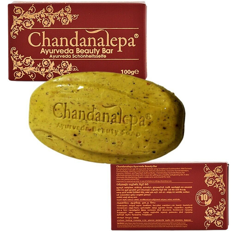 CHANDANALEPA HERBAL SOAP ayurvedic soap skin glowing new