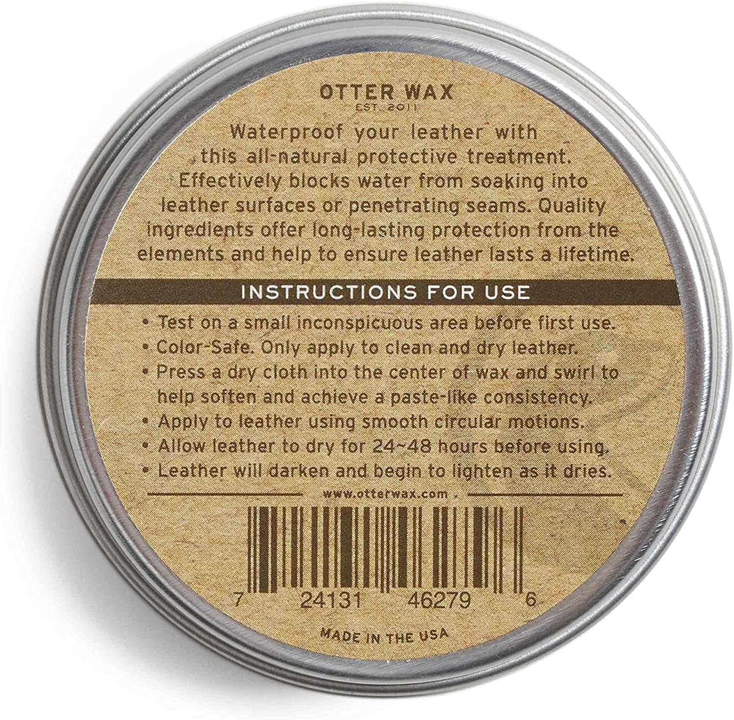 Boot Wax | 2Oz | All-Natural Leather Waterproofer | Made in USA