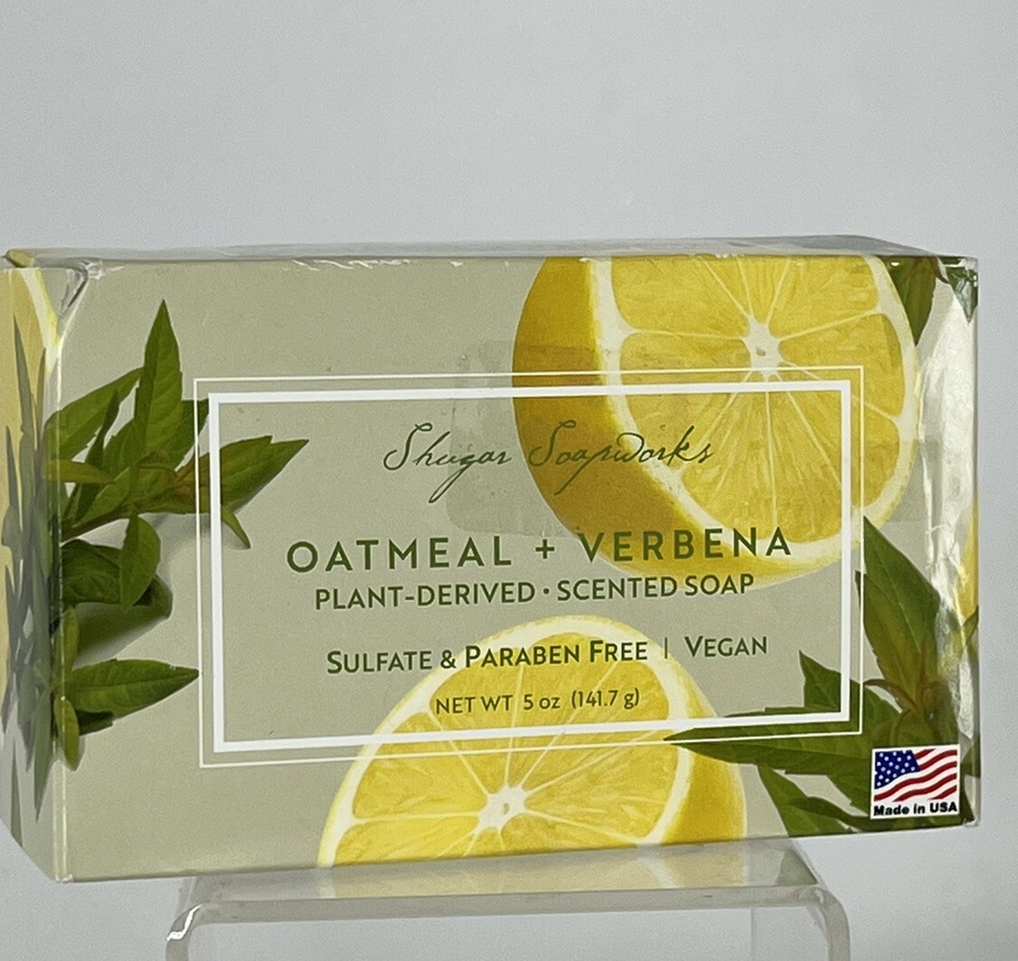 Plant Based Vegan Oatmeal Lemon Verbena Soap bar – Pure Luxury for Your Skin