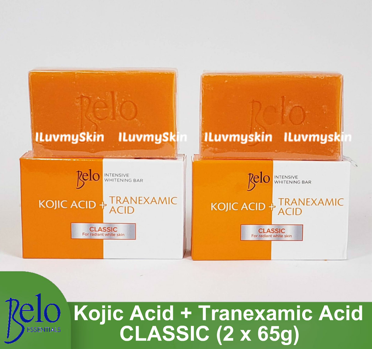Belo Intensive Kojic & Tranexamic Acid Classic Soap (2 bars x 65g)