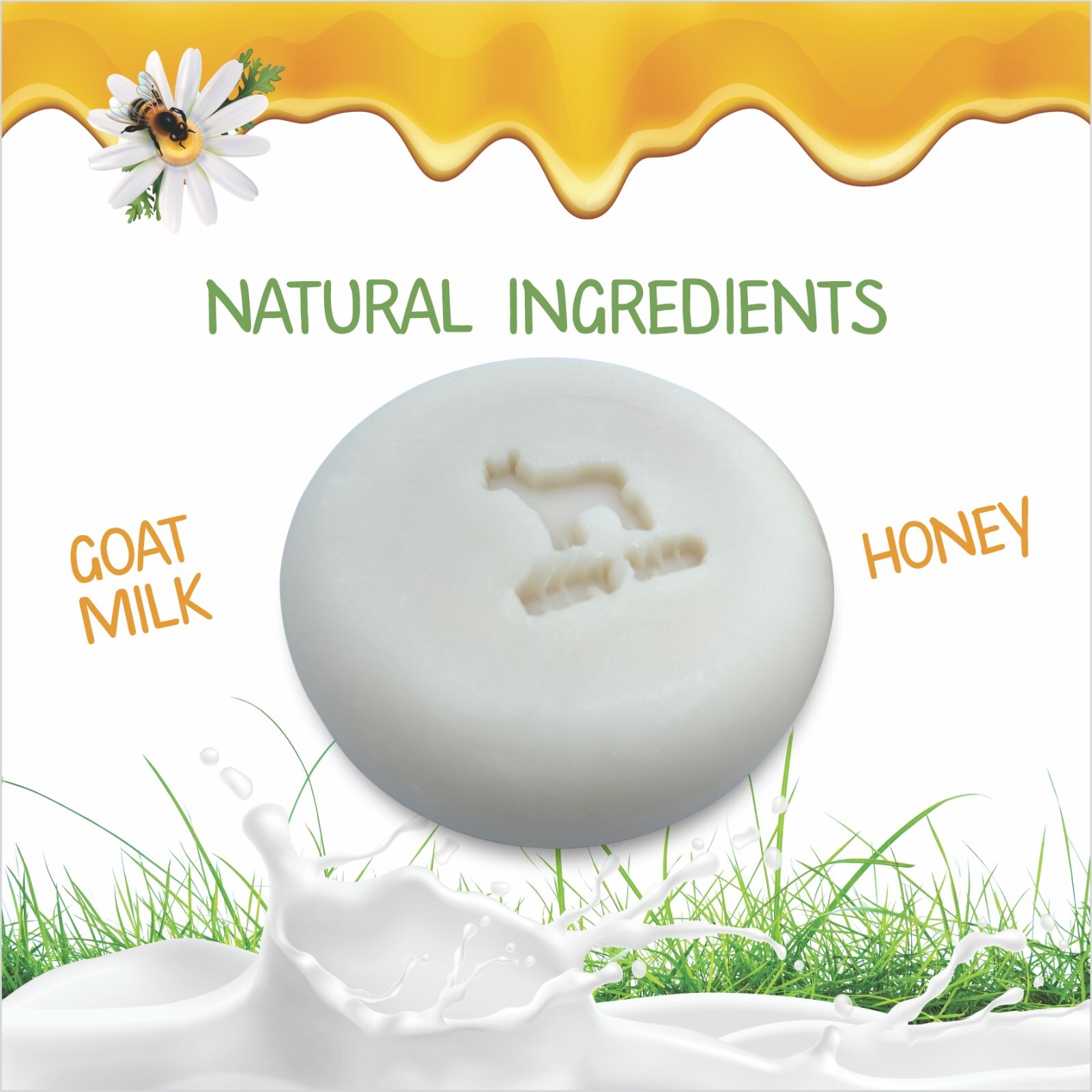 Relaxcation Baby Soap Bars with Goat Milk and Honey-Handmade in USA – Pack of 6