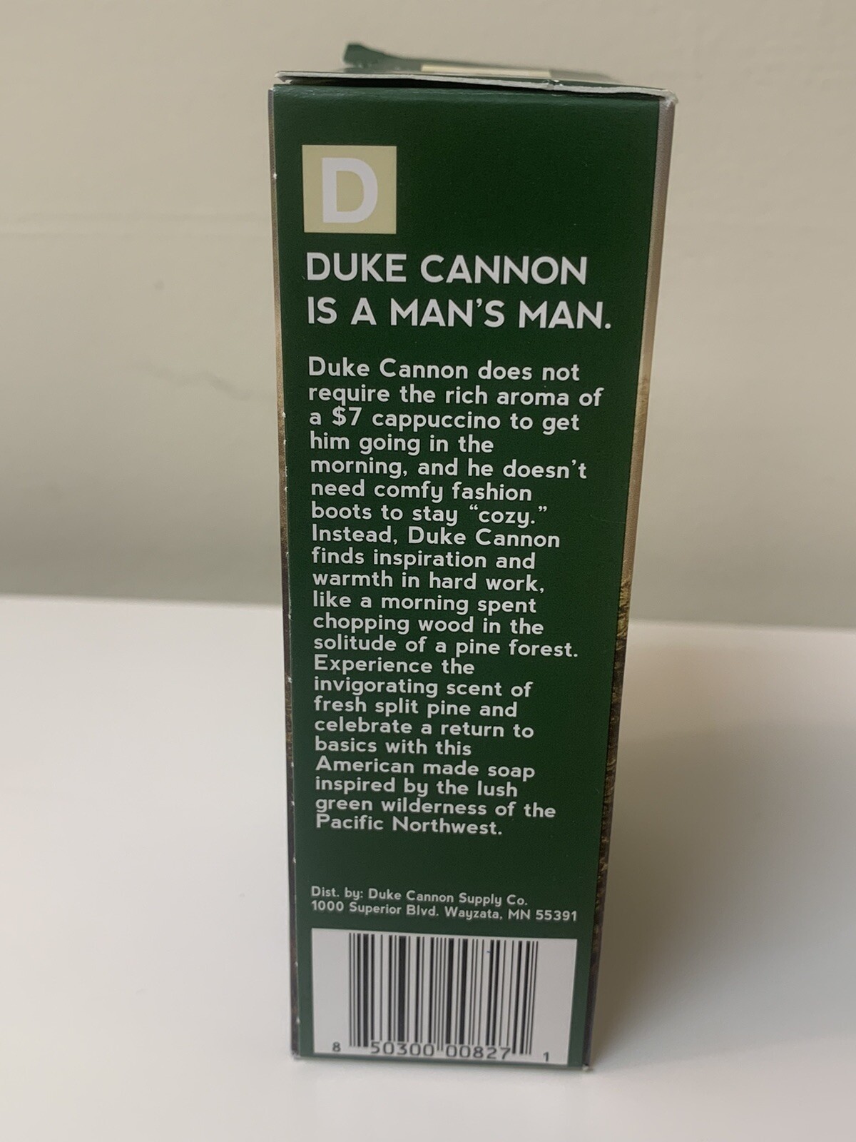 NEW Duke Cannon Big Ass Brick Of Soap Fresh Cut Pine 10 oz Mens Grooming USA