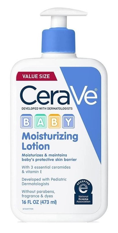 (3 PACK) Cerave Baby Moisturizing Lotion 16oz Pump