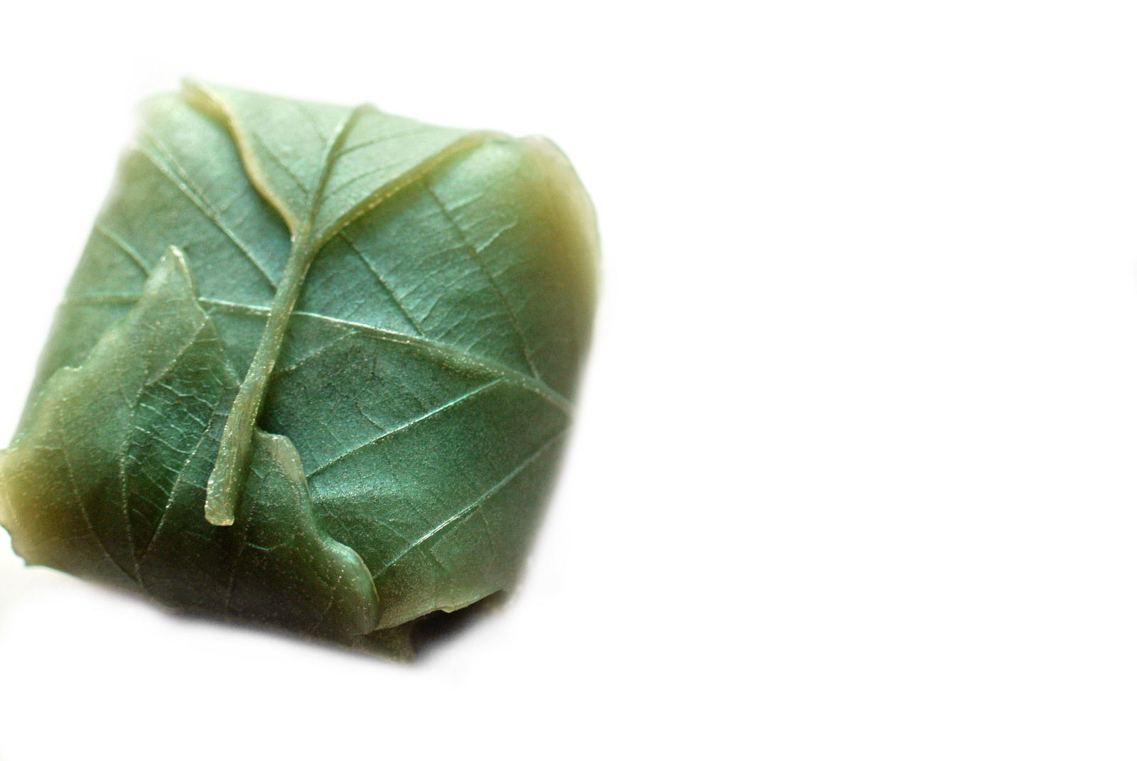 Folded Leaf Soap – Handmade Soap in Pennsylvania Green Color – Glycerin Soap
