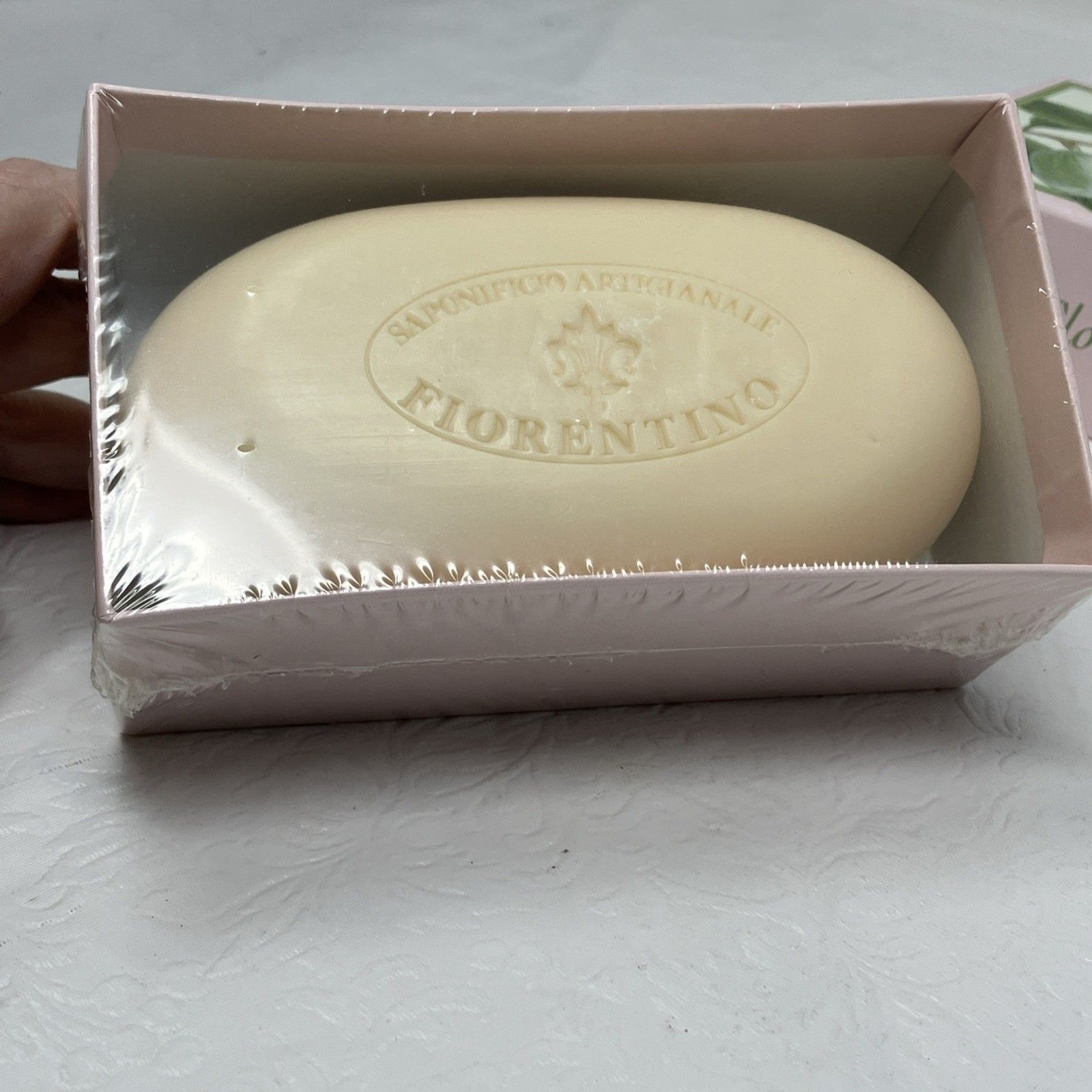 Saponificio Artigianale Fiorentino Italy Boxed Soap 10.6 oz Almond NEW