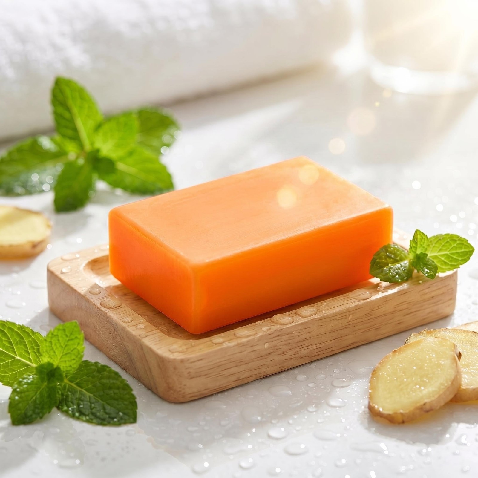 Earthly Derm Turmeric Glow Soap,Handmade Turmeric Cleansing Soap, Body Skin C…