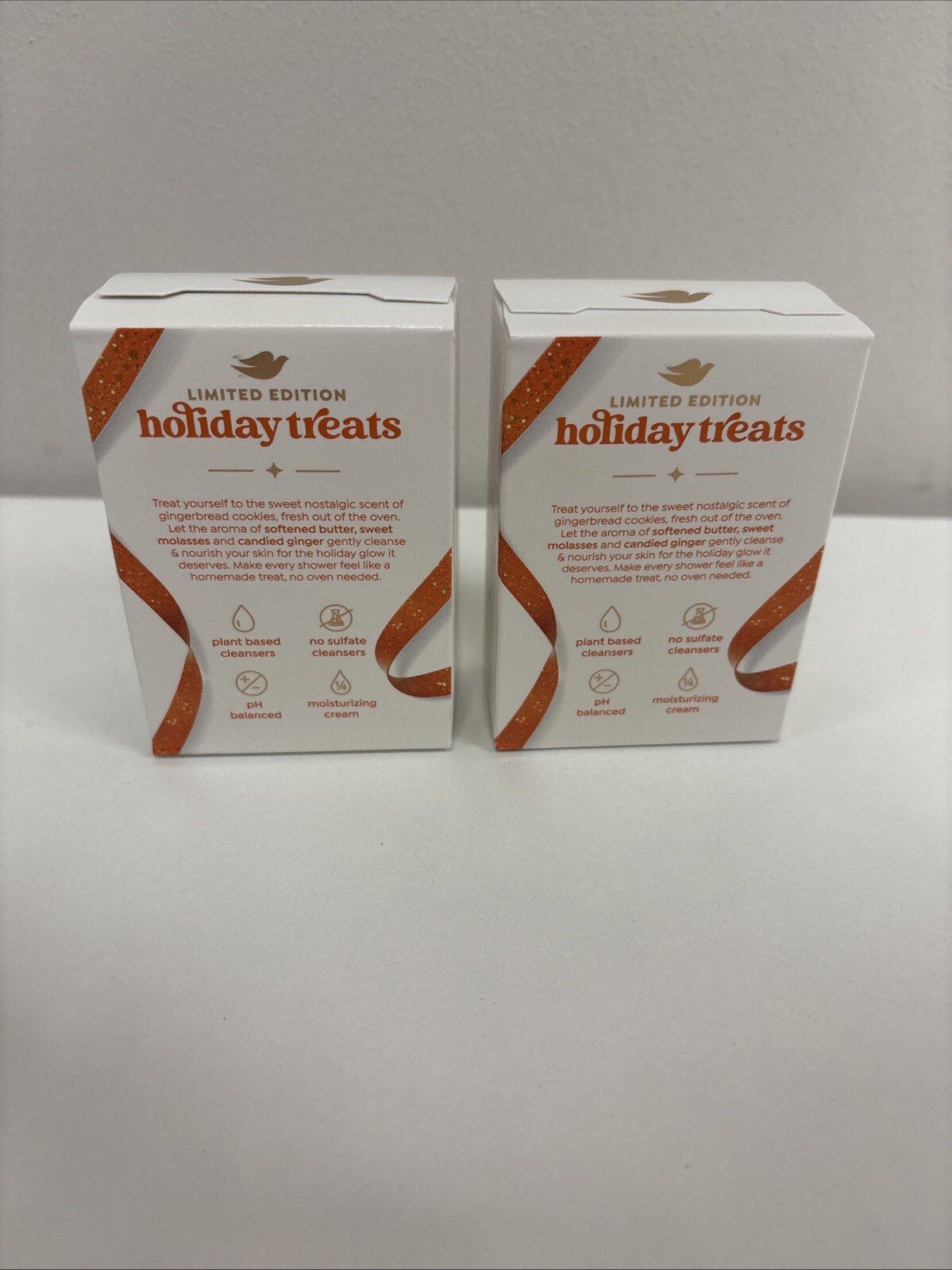 Dove Limited Edition Beauty Bar Soap Gingerbread Delight, 5 oz. – Lot Of 2