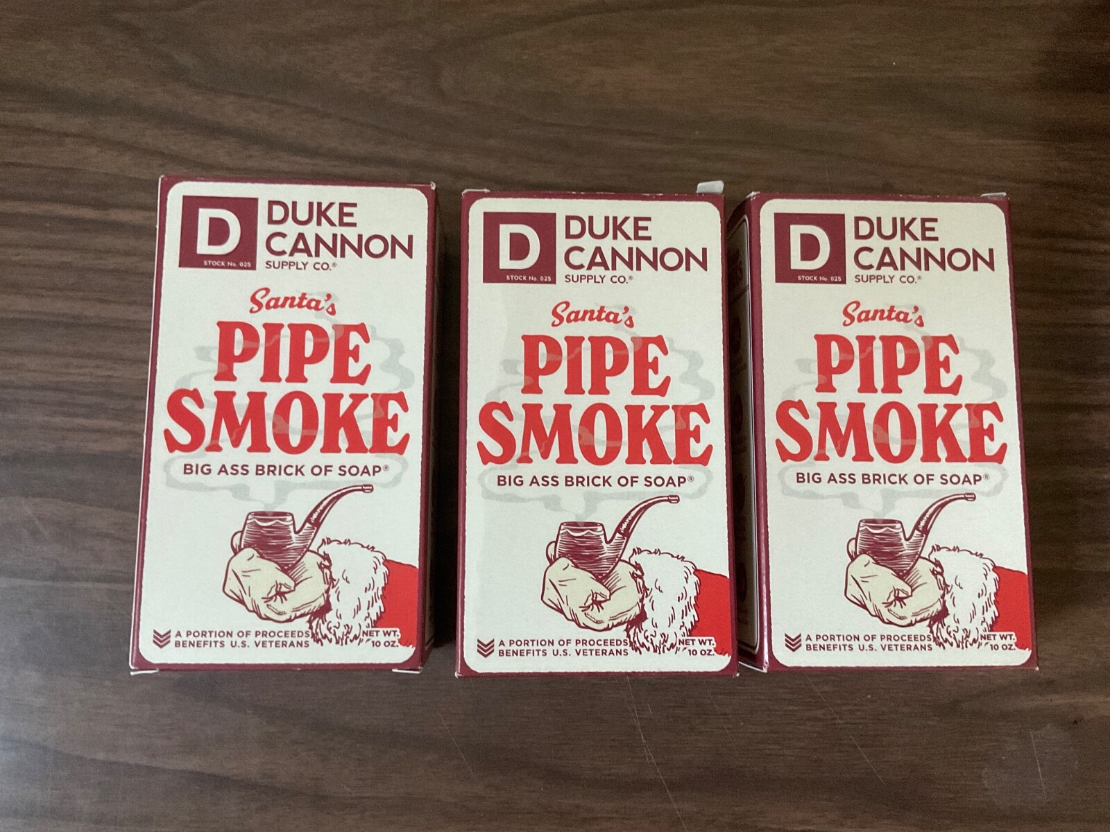 Duke Cannon Santa’s Pipe Smoke Big Ass Brick of Soap 10oz each