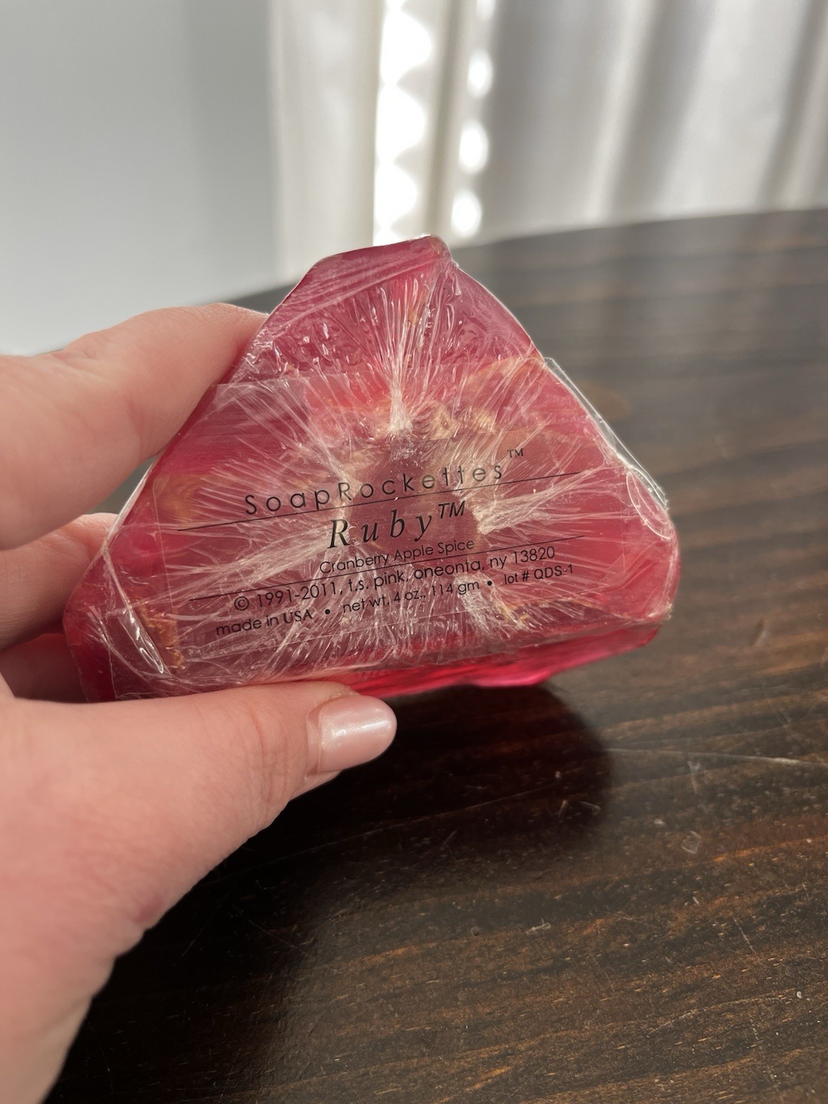 Soap Rocks Rockettes Ruby Cranberry Apple Spice Red T.S. Pink 4oz