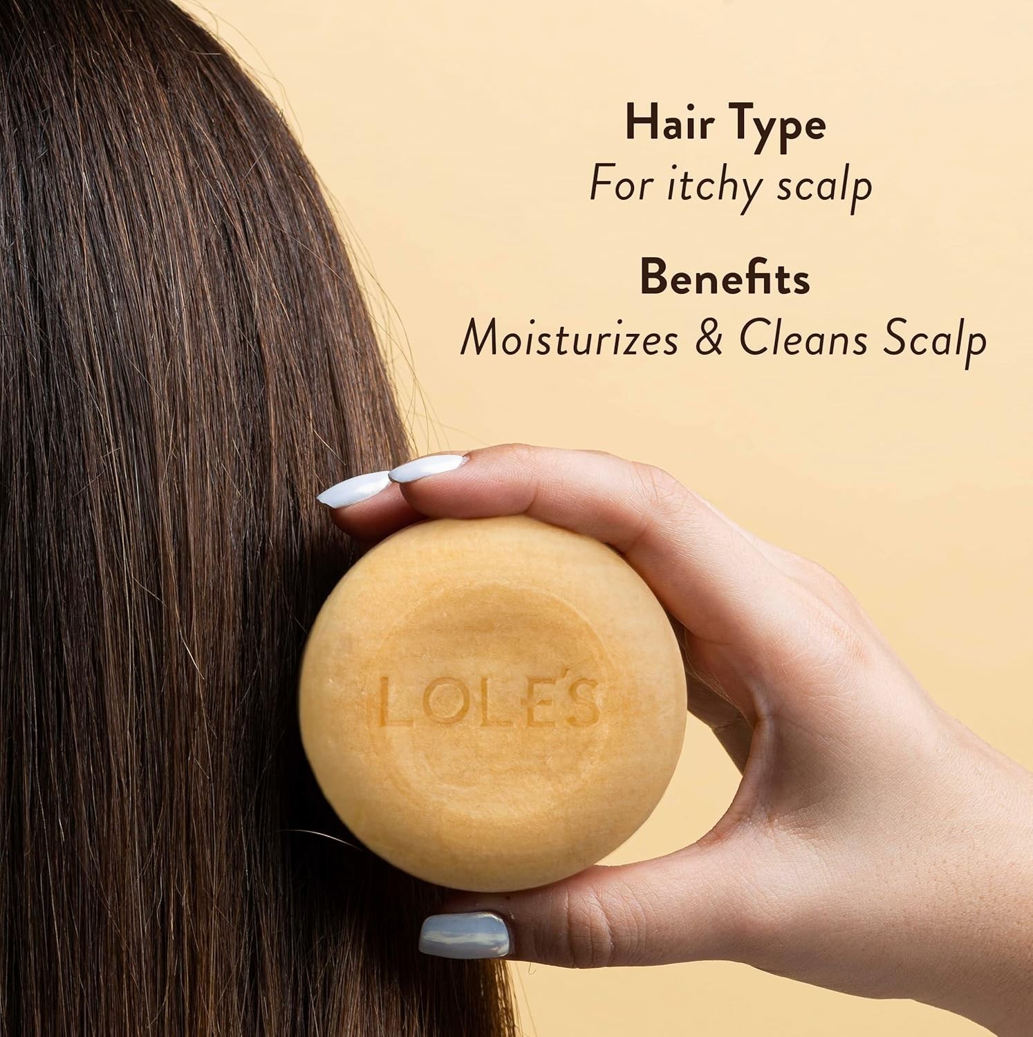 New LOLE’S 2in1 Shampoo Bar & Conditioner Jojoba Oil, for Itchy Scalp & Dandruff