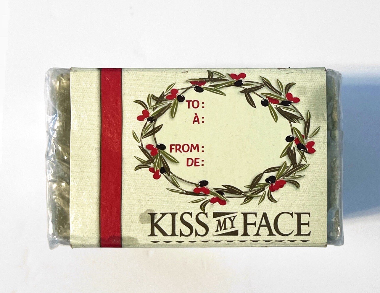 Kiss My Face “Olive” The Season” Olive Oil Soap Bars (3PK) VEGAN-FRAGRANCE FREE
