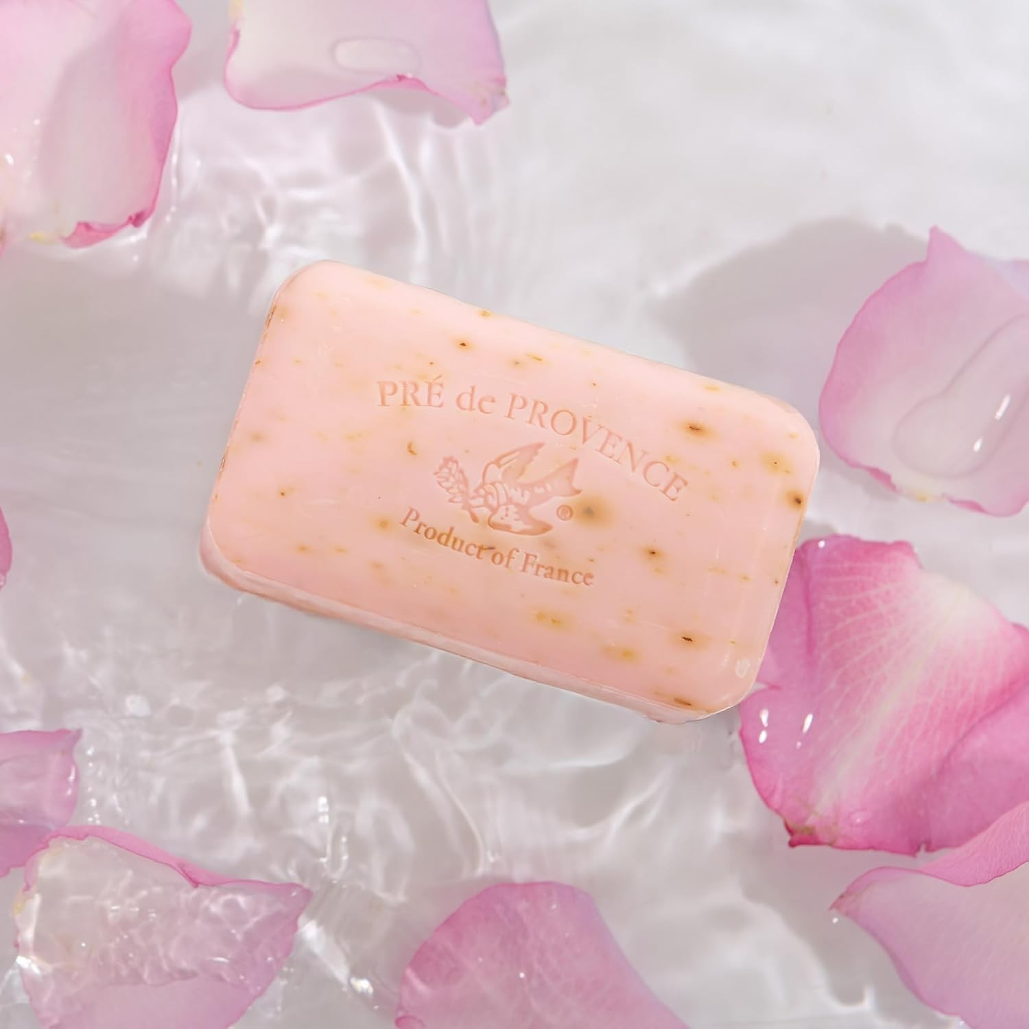 French Crafted Artisan Soap Bar – Rich Rose Aroma & Long Lasting Lather, 5.3 oz