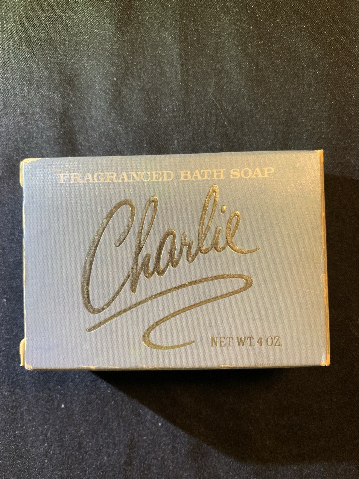 Vintage Revlon Charlie 4 oz Fragranced Bath Soap Bar (new with box)