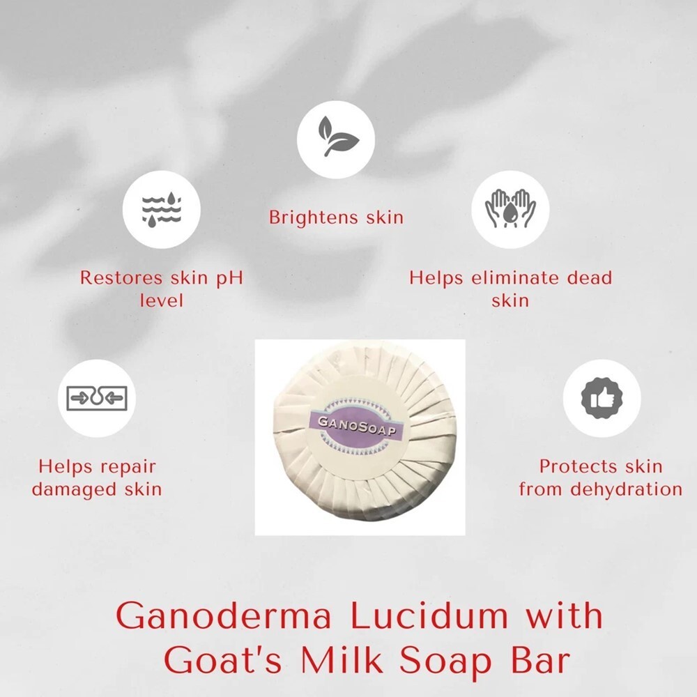 Gano Excel Gano Soap Ganoderma Goat Milk Anti Aging Remove Acne (Free Shipping)