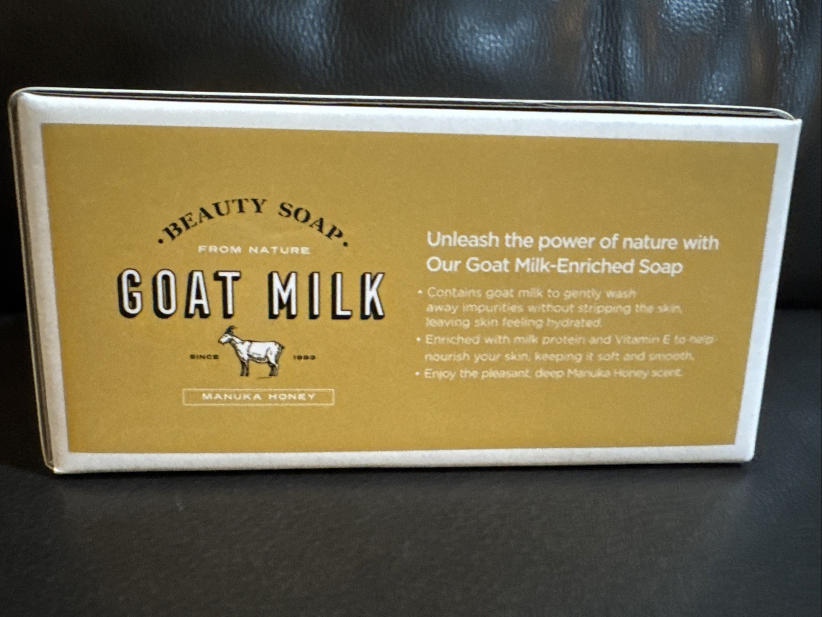 Goat Milk Bar Soap with Manuka Honey By Shower Mate Box Of 12 BARS