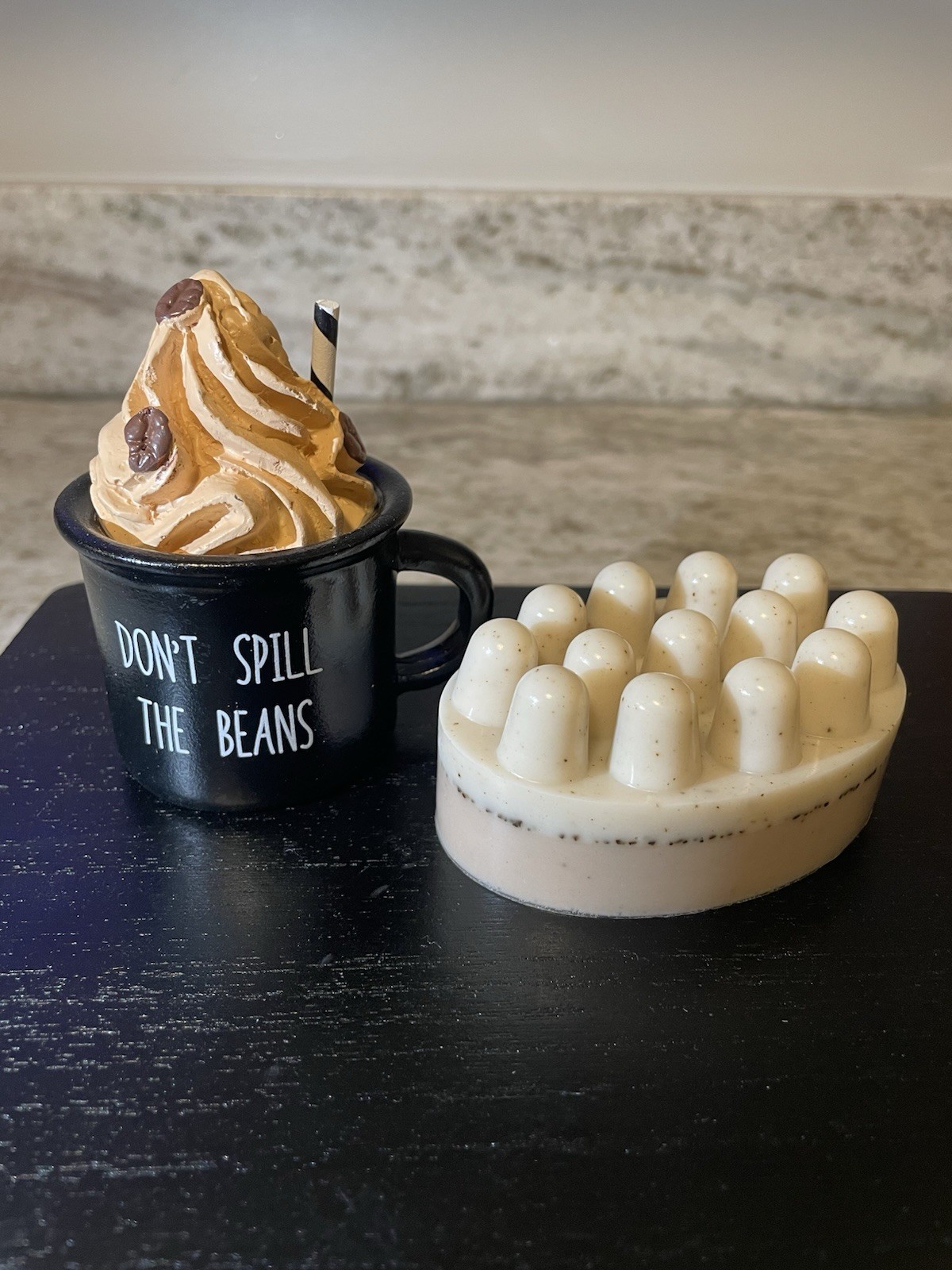 All Natural Goat Milk Exfoliating Coffee Mocha Massage Soap Bar With Pure Cocoa
