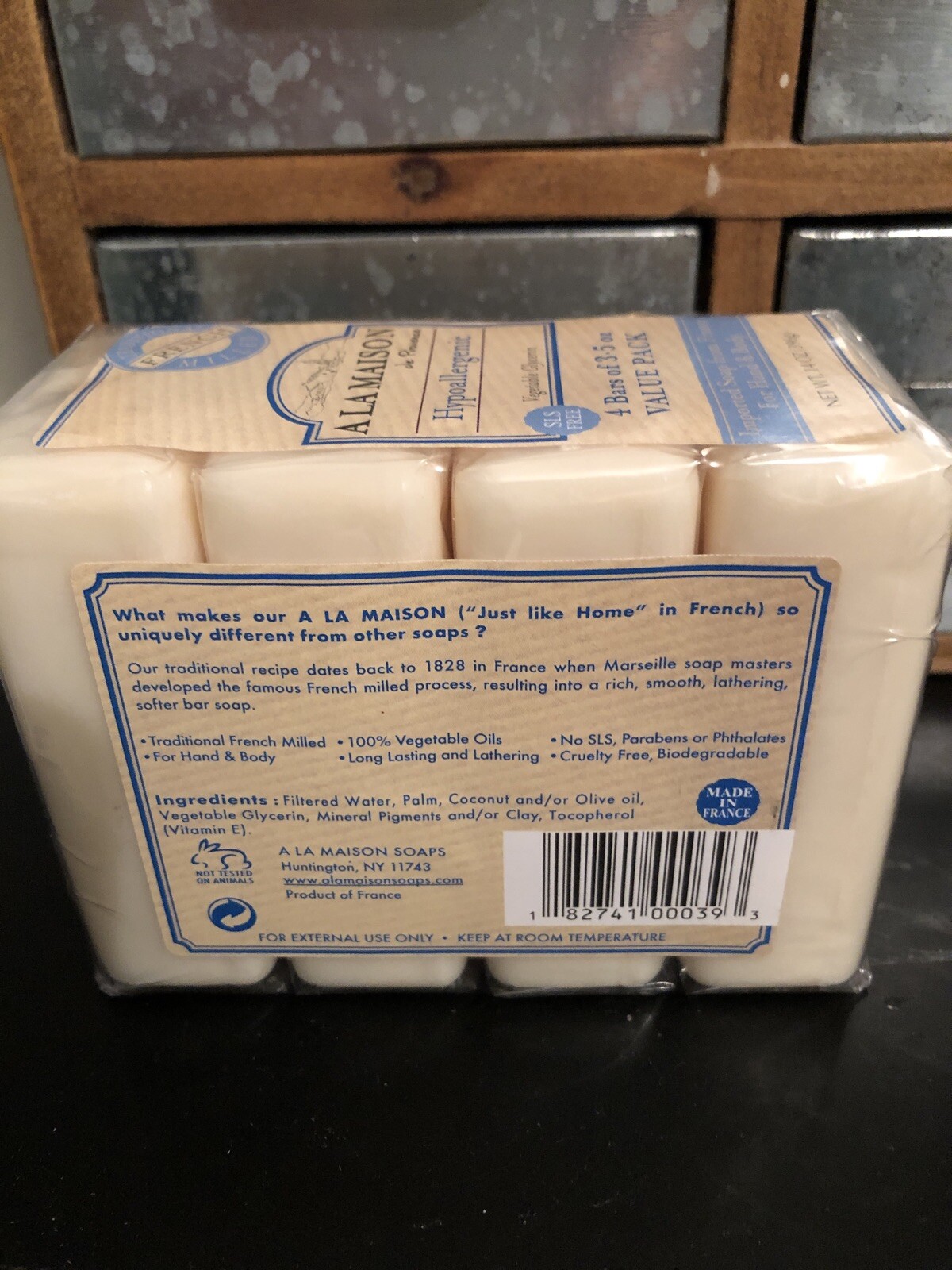 A La Maison de Provence Hand Body Bar Soap Hypoallergenic Unscented