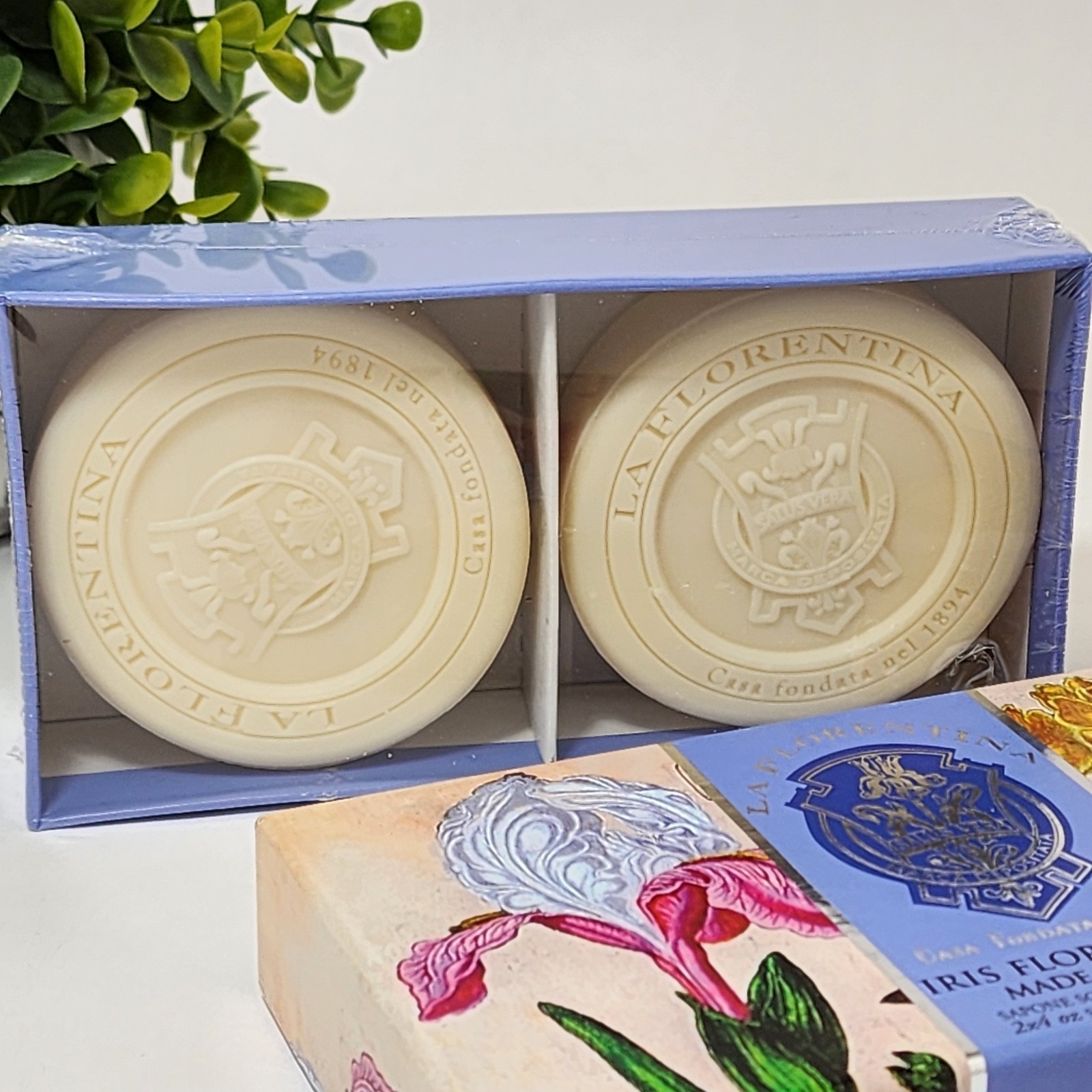 La Florentina Florentine Iris Scented Soap Bar by Saponerie Mario Fissi Gift Set