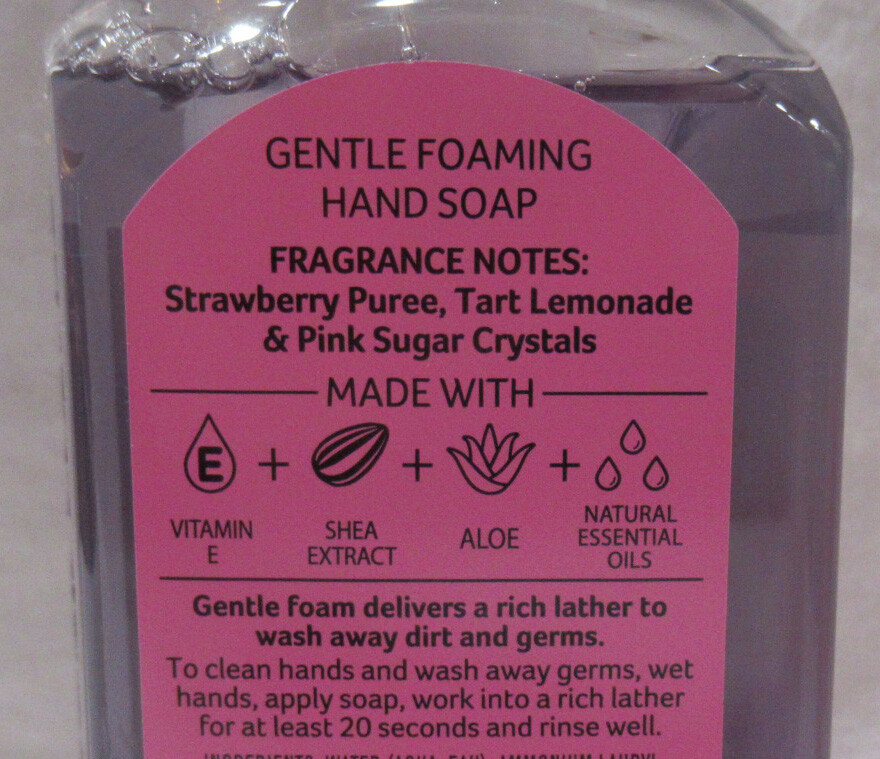 Bath & Body Works Gentle Foaming Hand Soap Lot Set of 2 PINK LEMONADE